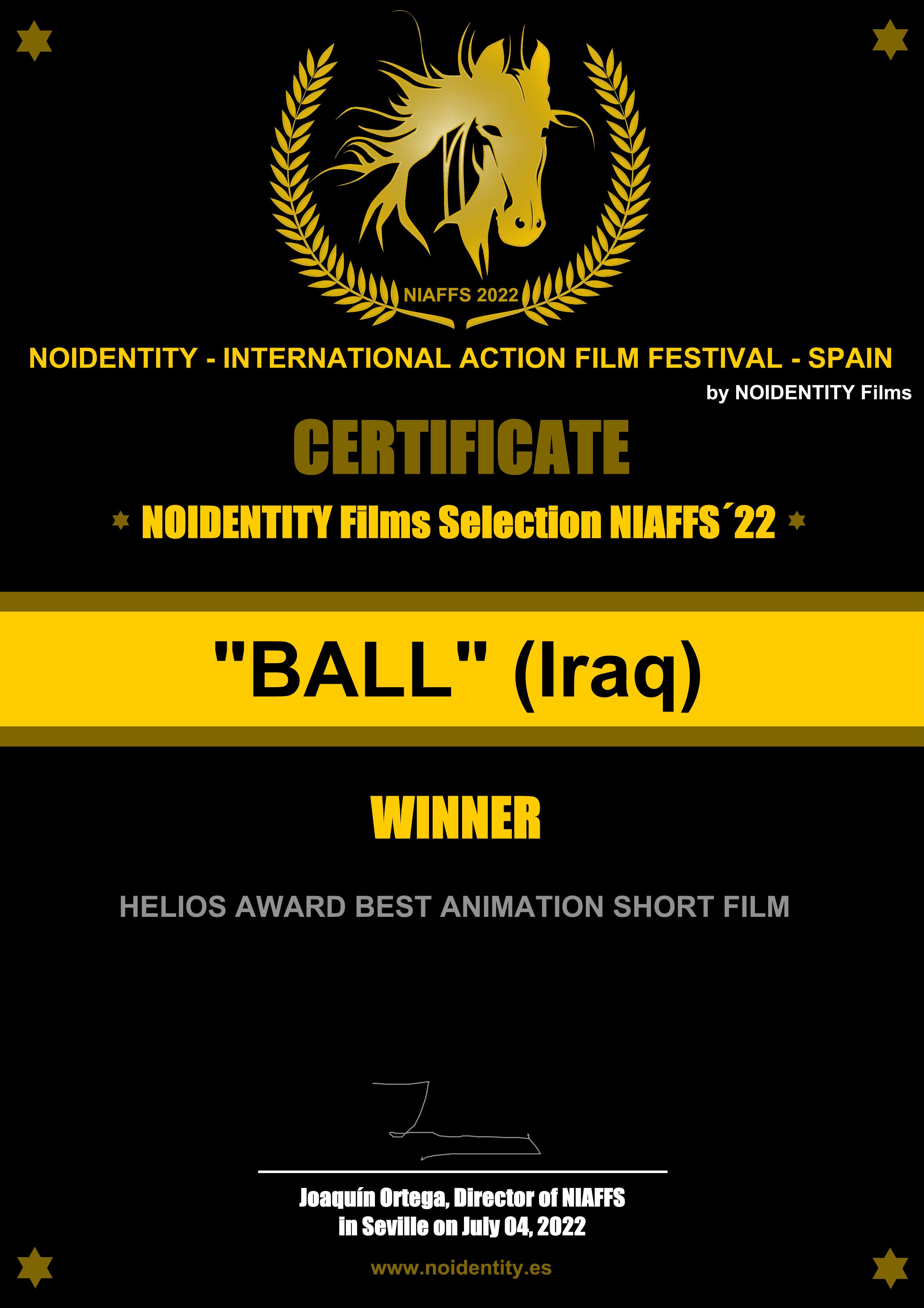 Certificado Ball (Iraq)